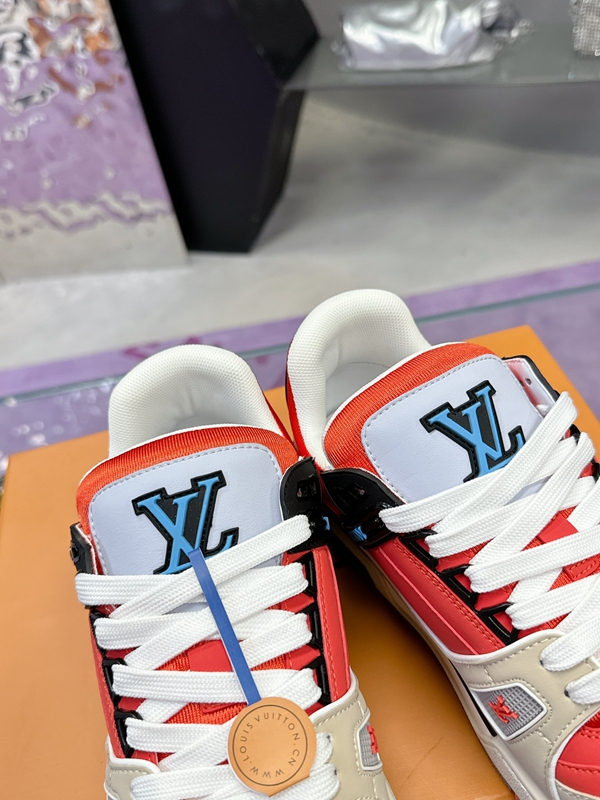 ルイヴィトン靴角部分ディテール